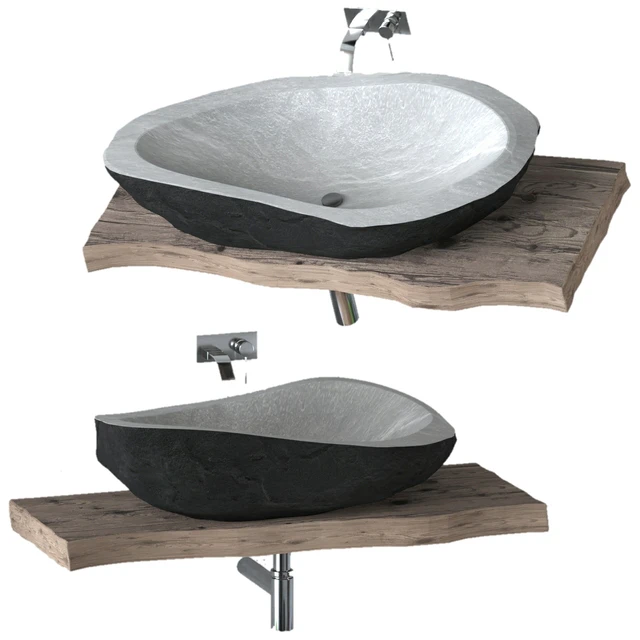 Stone washbasin with slab top — Descargar