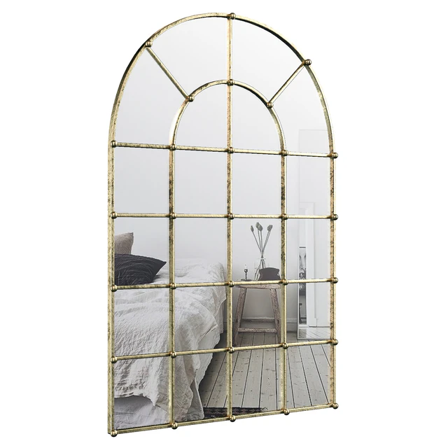 Metal Arch Window Wall Mirror OAWY8570 — Descargar