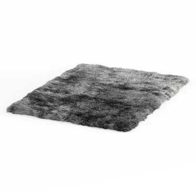 Shaggy Sheepskin Gray Rug — Ver 2