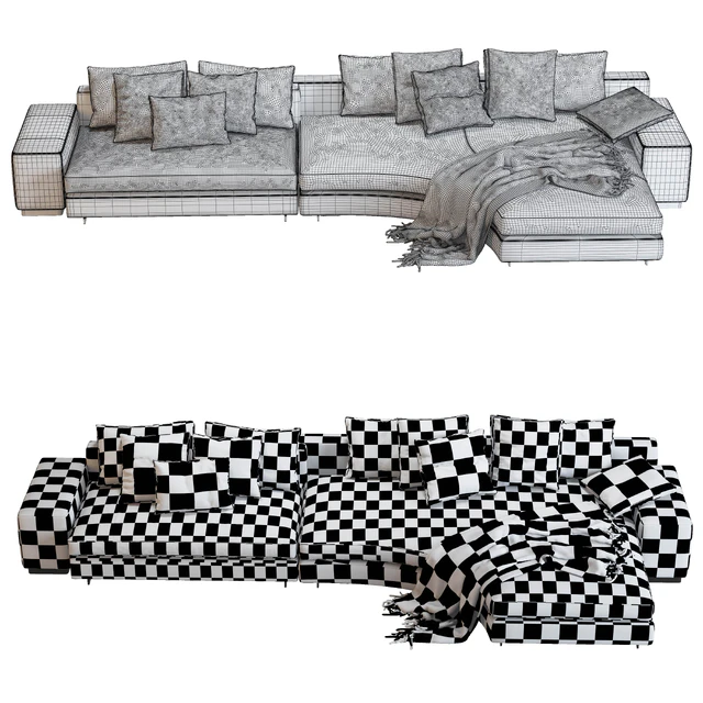 Minotti daniels sofa 02 — Скачать
