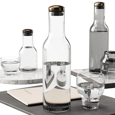 136 dishes decor set 09 MENU Bottle Carafe by Norm P01 — Ver 5