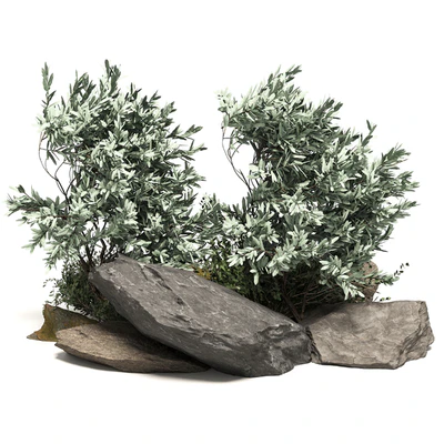 Stone + Bush Pack 7 — Ver 3