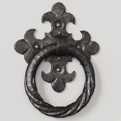 Wrought iron door elements — Ver 2
