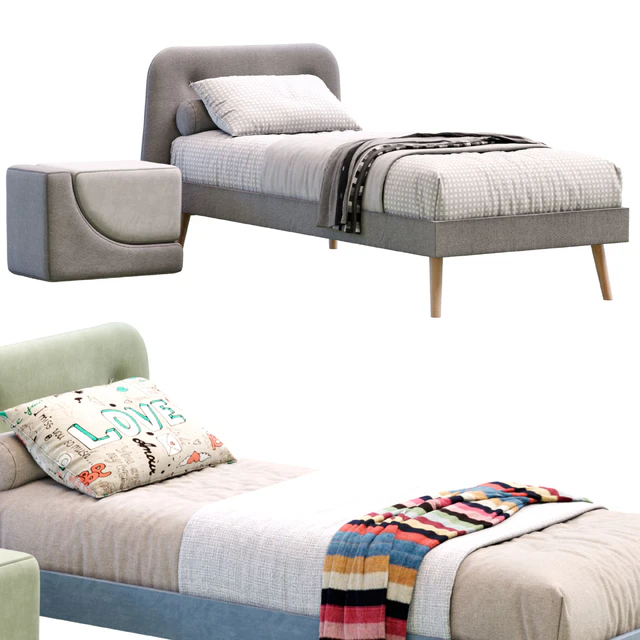 Cleo Single  Bed By Nidi — Скачать
