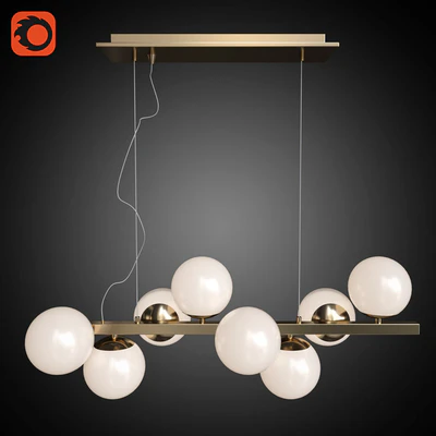 Chandelier Horizontal atom pendant — Ver 1