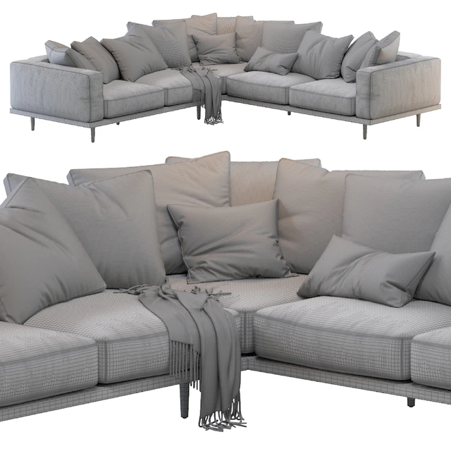 Newport 3-Piece L-Shaped Sectional — Descargar