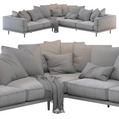 Newport 3-Piece L-Shaped Sectional — Ver 4