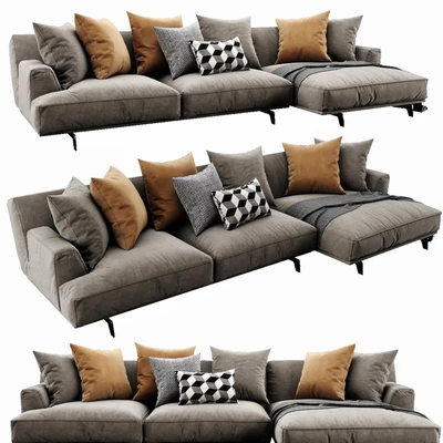Poliform Tribeca Chaise Lounge — Ver 1