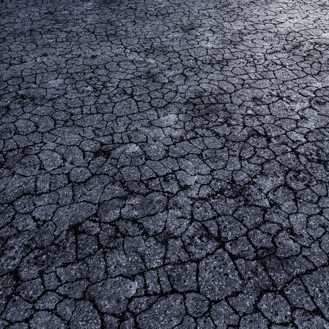 Cracked asphalt | Seamless | PBR — Descargar