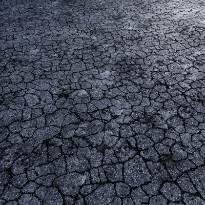 Cracked asphalt | Seamless | PBR — Ver 3
