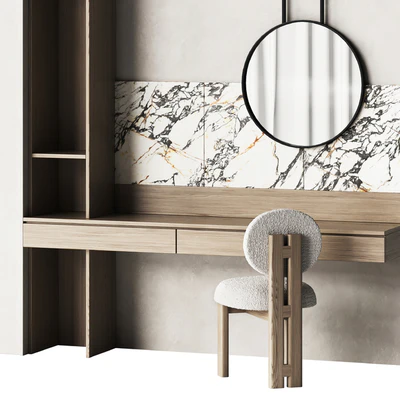 Dressing table with marble trim — Ver 2