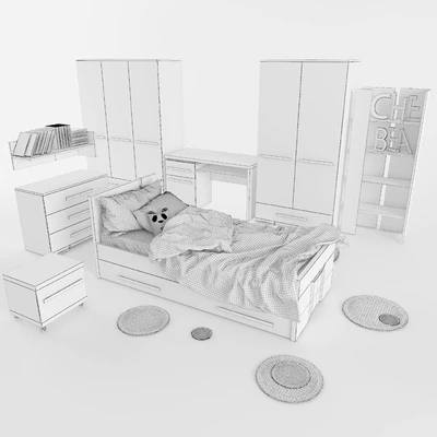 Set children's furniture Titouan — Ver 3