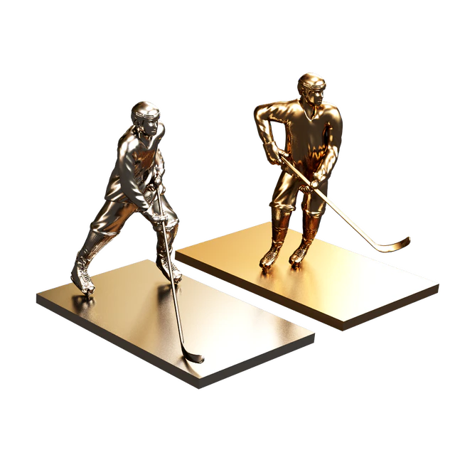 hockey players sculpture metal — Descargar