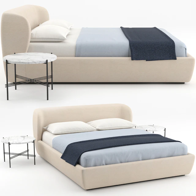 Stay Bed + TS Coffee Table by GUBI — Descargar