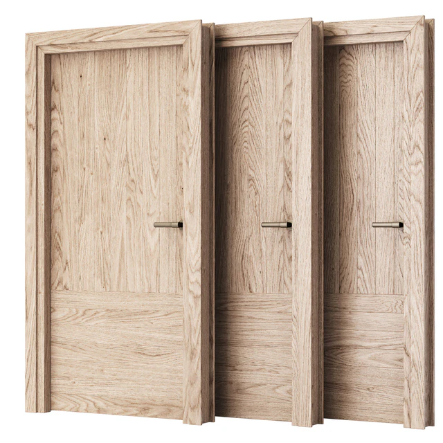 Wooden Door Set V13 / Interior and Exterior door set — Descargar