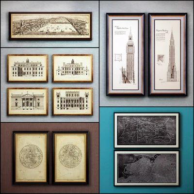 The picture in the frame: 13 pieces (32 collection) — Ver 1