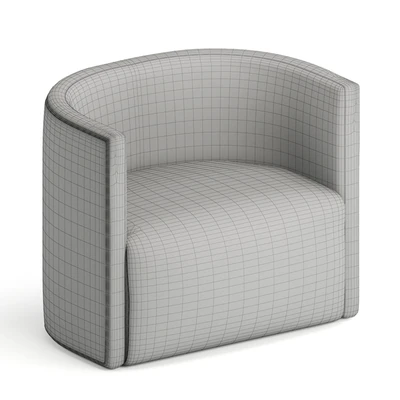 CONFIDENT RATTAN By Living Divani Fabric armchair with armrests — Вид 2