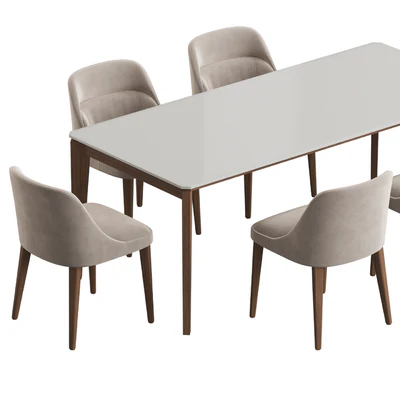 Angel Cerda Nogal Radice Dining set — Ver 3