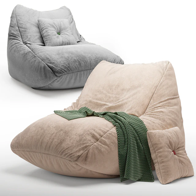 Frameless Soft Beige Pie Chair — Descargar