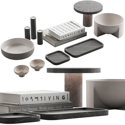 057 Living decor set formliving NEUTRAL PACK 02 — Вид 6