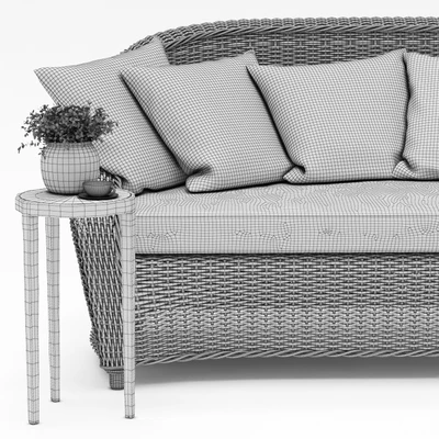 TORREY ALL-WEATHER WICKER ROLL-ARM SOFA from Pottery barn — Ver 3
