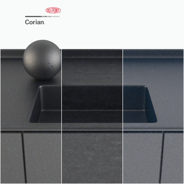 Dupont Corian Kitchen Countertops Blue 1 — Descargar