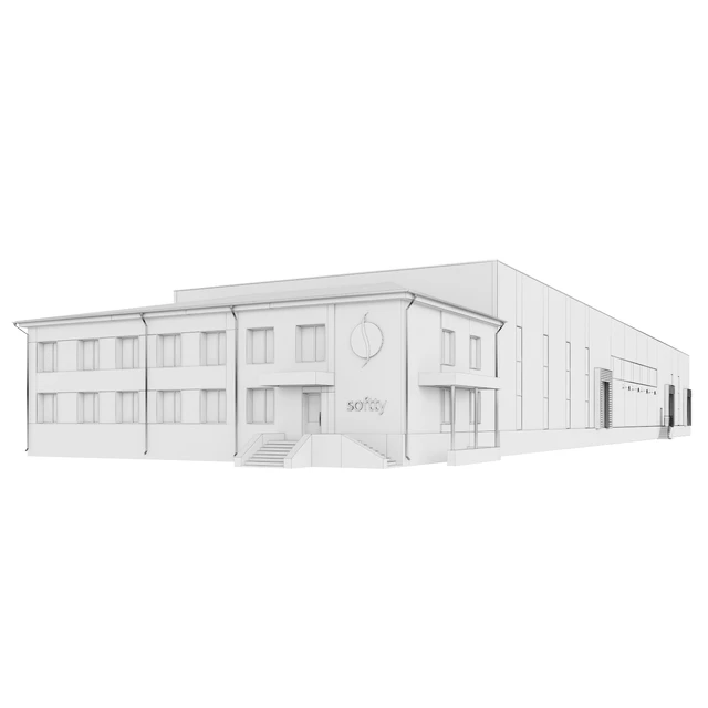 Warehouse with attached office — Descargar