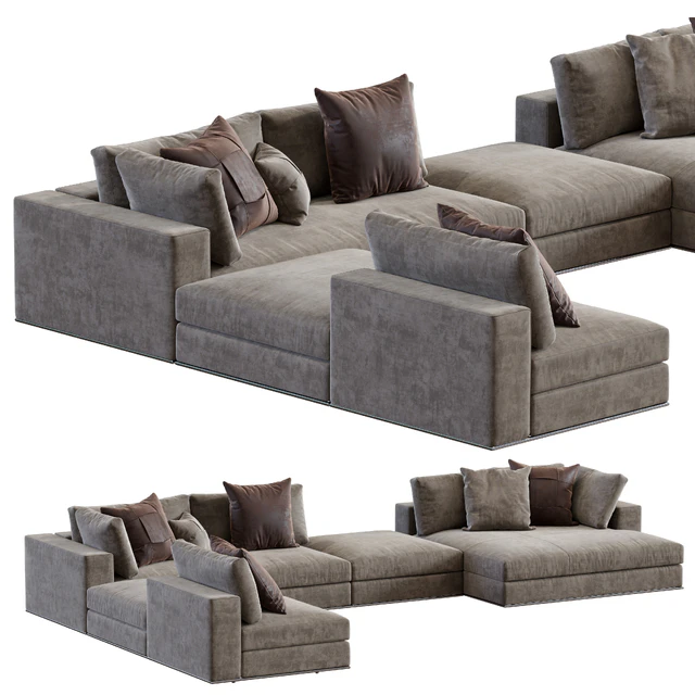 Minotti / Hamilton Modular Sofa — Descargar