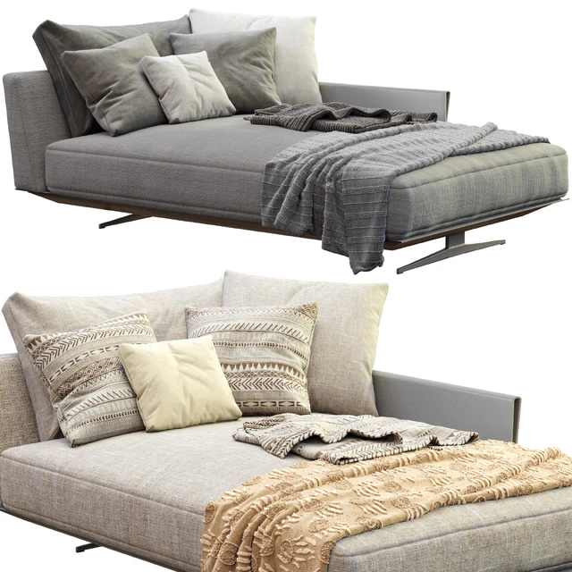 Chaise Lounge Bretton By Flexform — Скачать
