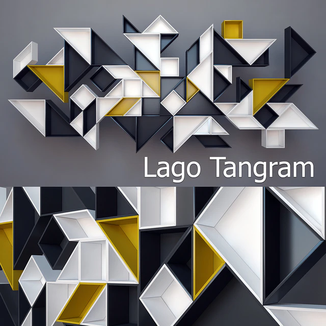 Стеллаж Lago Tangram — Скачать