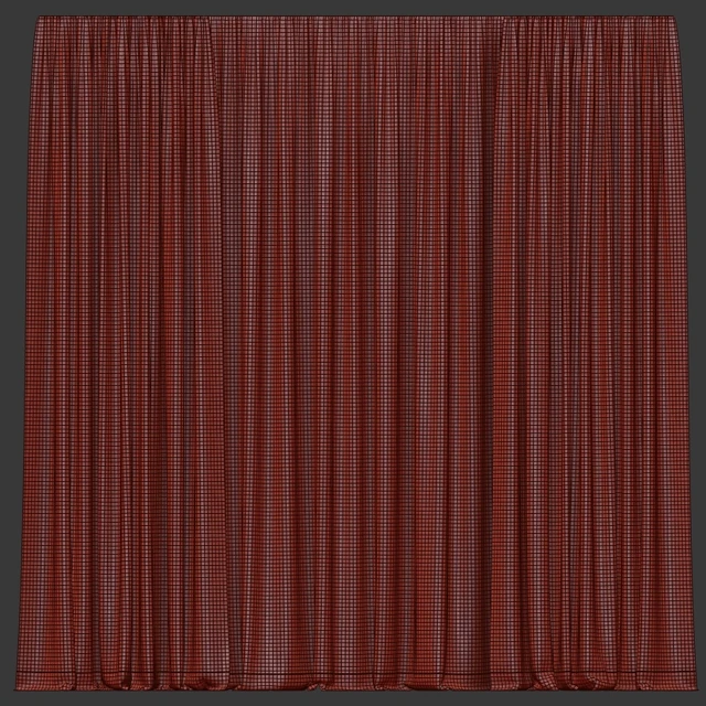 Curtains in two colors with tulle — Descargar