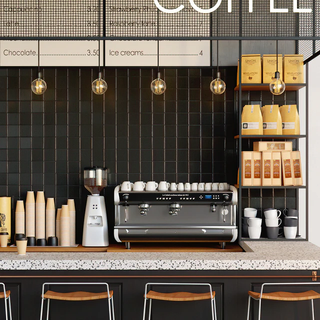 Cafe Coffeeshop Dark — Скачать