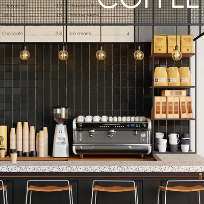Cafe Coffeeshop Dark — Вид 5