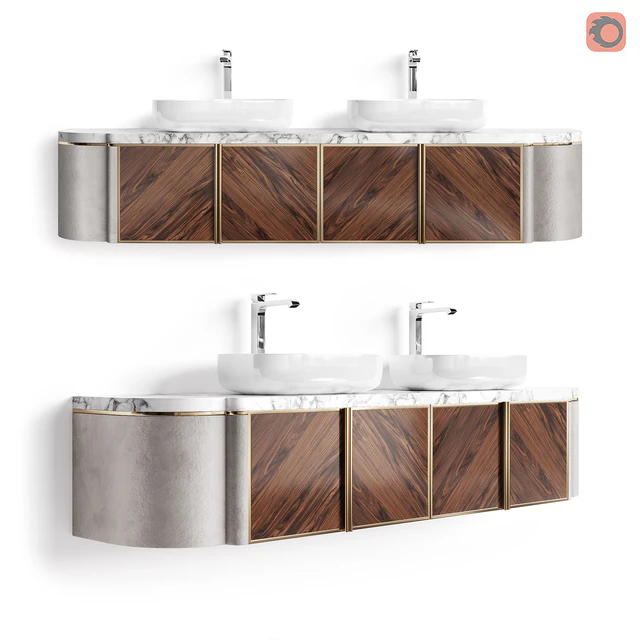FIFTYFOURMS Chalice Double Hanging Cabinet — Descargar