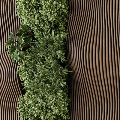 Vertical Garden Wood Parametric Wall - Wall Decor 30 — Вид 5