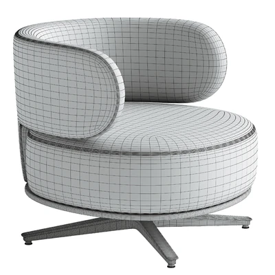 AKIKO LOUNGE Armchair By Gallotti&Radice — Ver 3