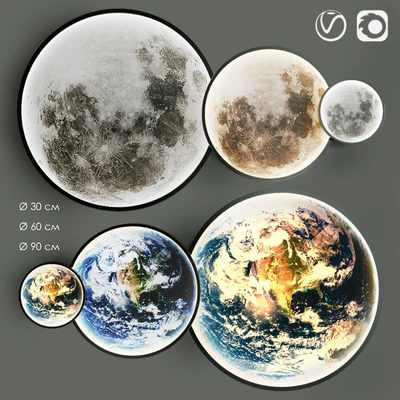 Lampatron COSMOS MOON & COSMOS EARTH — Ver 1