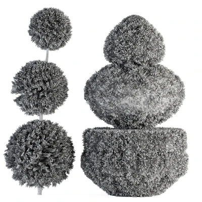 Topiary shape Bush - Bush Set 65 — Вид 4