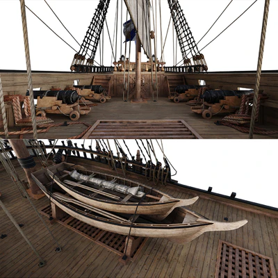 Sailing frigate Oliphant 1705 — Ver 3