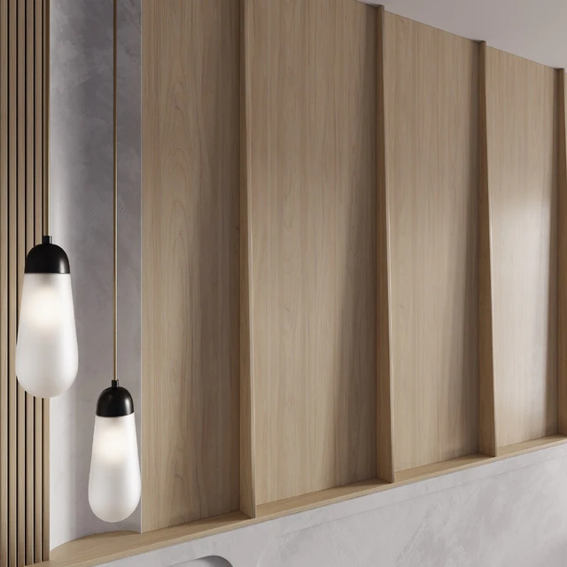 Wall composition Bedroom Headboard 002 — Descargar