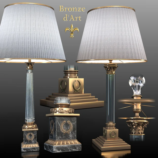 Лампы 987bis/85bis от Bronze d'Art Francais — Скачать