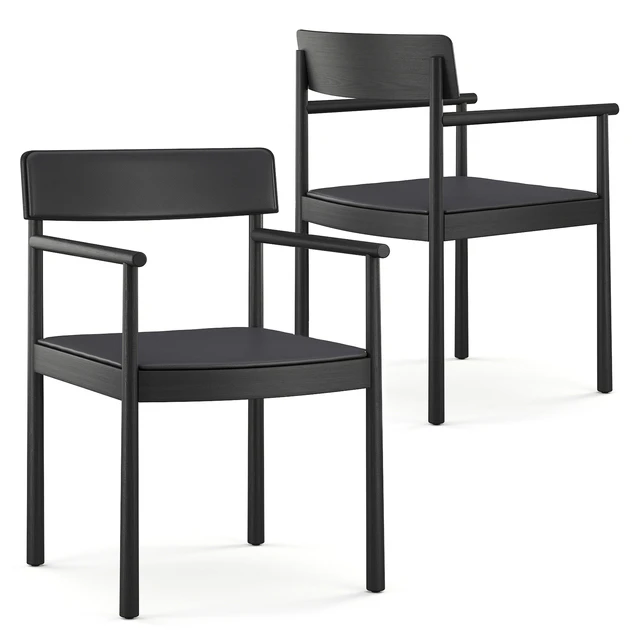 Normann Copenhagen Timb Armchair Black — Скачать
