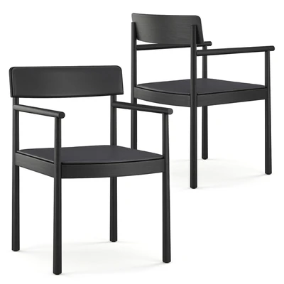 Normann Copenhagen Timb Armchair Black — Вид 1