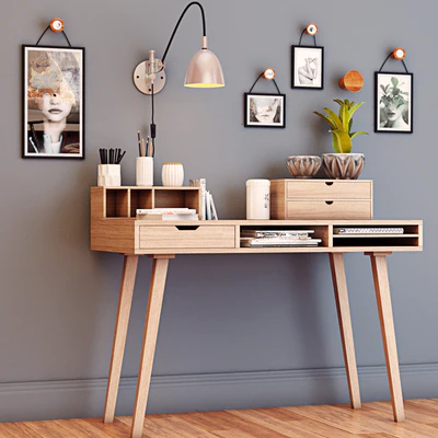 Desktop with decor — Ver 2