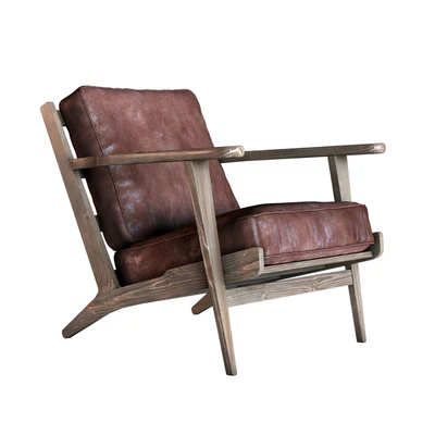 RAYLAN LEATHER ARMCHAIR — Descargar