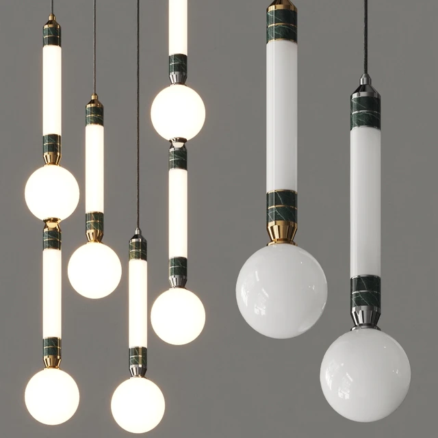 Marc Wood Studio Greenstone Pendant Lamps — Descargar