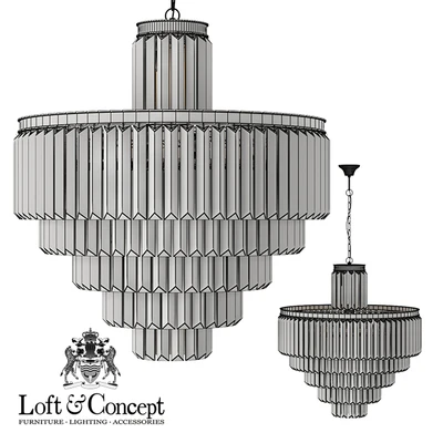 Люстра RH 1920s Odeon Clear Glass Fringe Chandelier - 6 rings — Вид 3