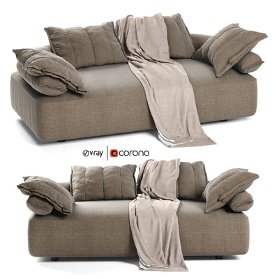 Flick Flack Modular Sofa Ditre Italia 215cm — Вид 1