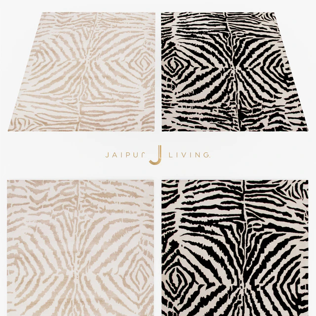 Jaipur Zebra Ikat Rug From En Casa By Luli Sanchez — Скачать