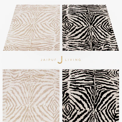 Jaipur Zebra Ikat Rug From En Casa By Luli Sanchez — Скачать